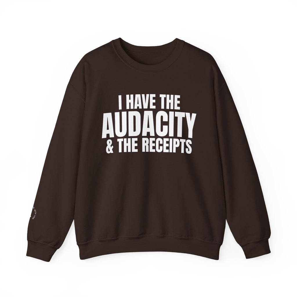 AUDACITY RECEIPTS Sweatshirt