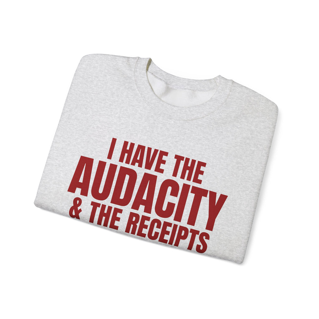 AUDACITY RECEIPTS Sweatshirt