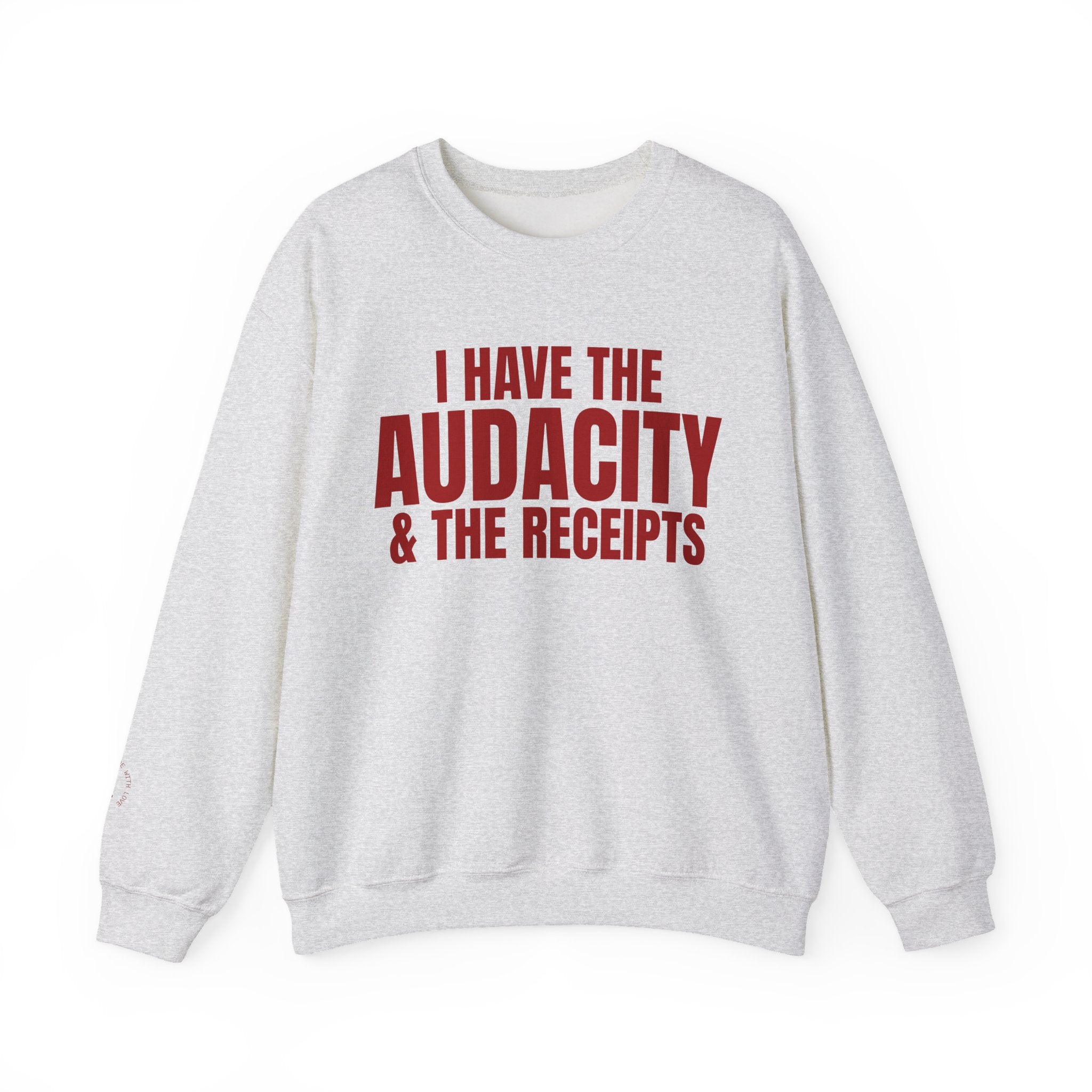 AUDACITY RECEIPTS Sweatshirt