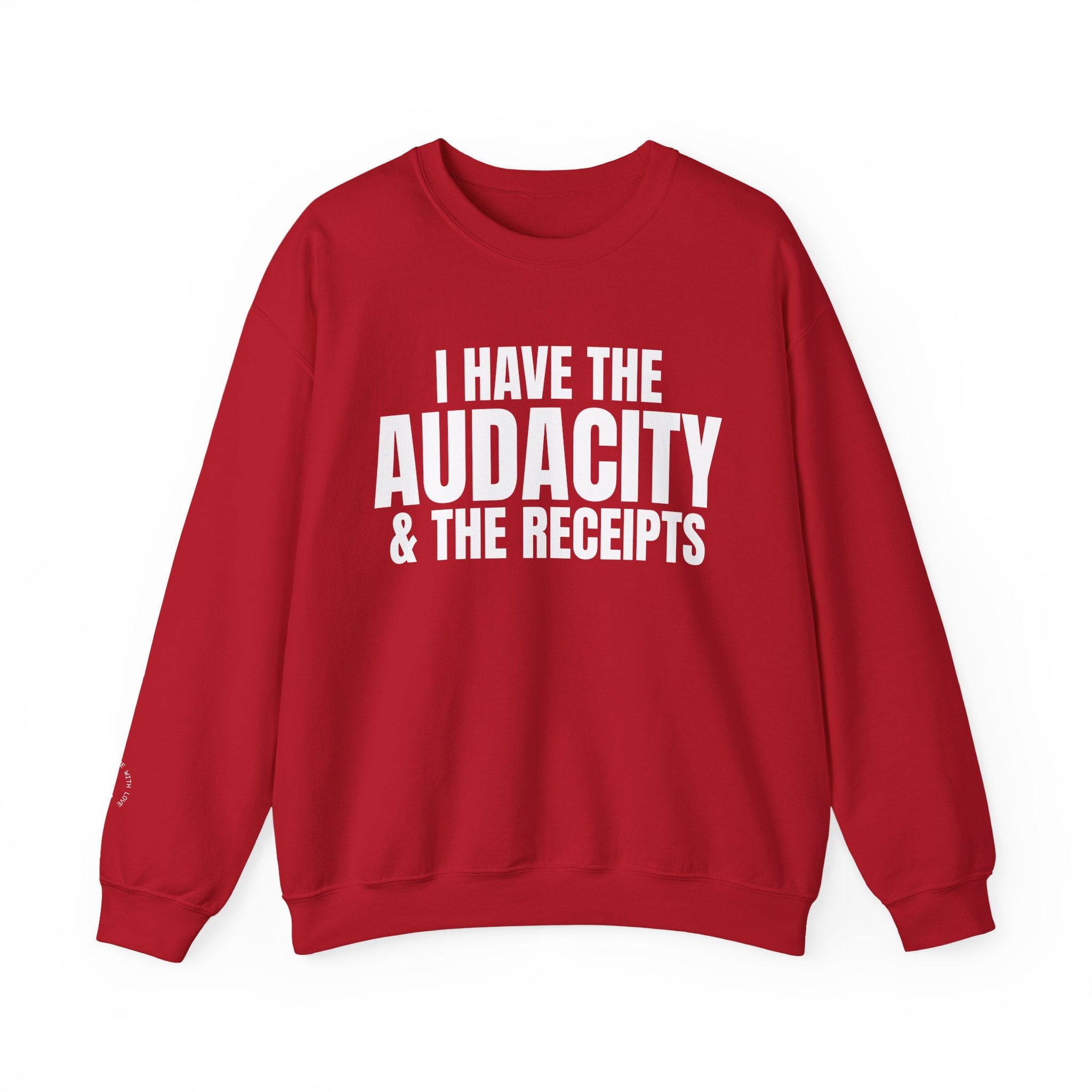AUDACITY RECEIPTS Sweatshirt