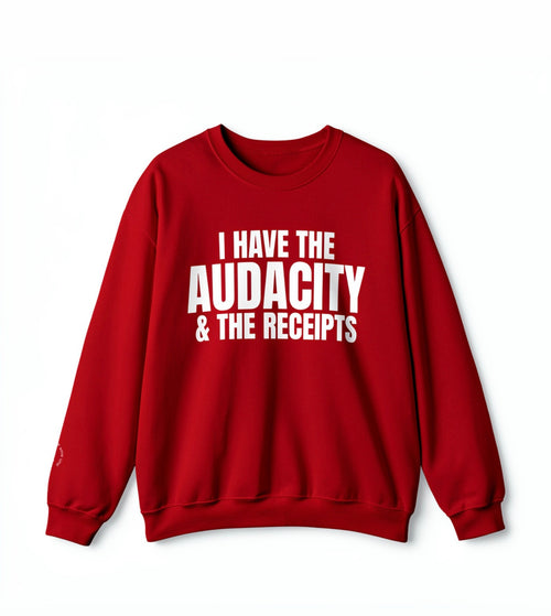AUDACITY RECEIPTS Sweatshirt
