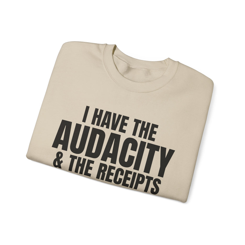 AUDACITY RECEIPTS Sweatshirt