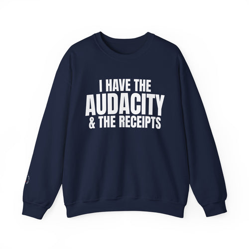 AUDACITY RECEIPTS Sweatshirt