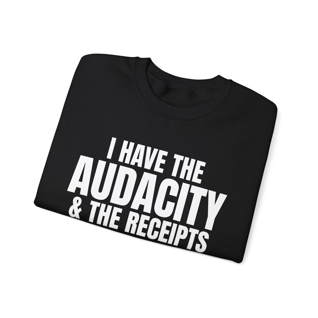 AUDACITY RECEIPTS Sweatshirt