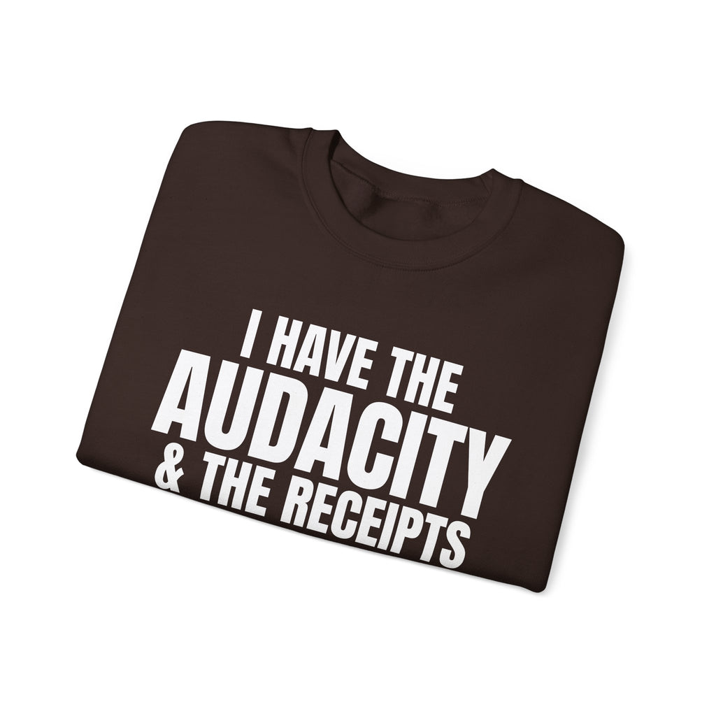 AUDACITY RECEIPTS Sweatshirt
