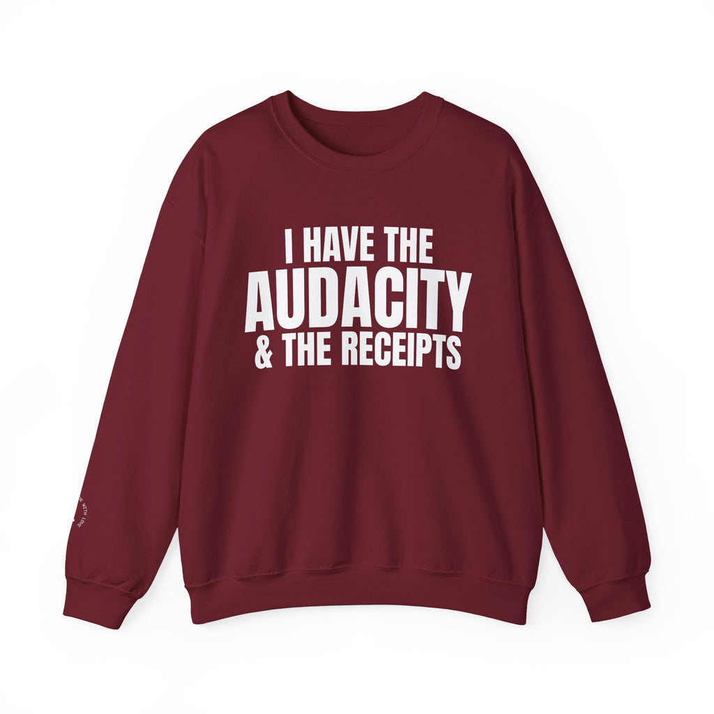 AUDACITY RECEIPTS Sweatshirt